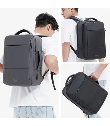 Chill Voyage ryggsekk (svart) | Regntett | USB-port | Tyverisikring | Nordisk design