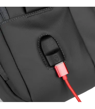 Chill Voyage Backpack / Rygsæk i sort - USB opladning