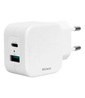 2-port 20W USB-C PD Oplader
