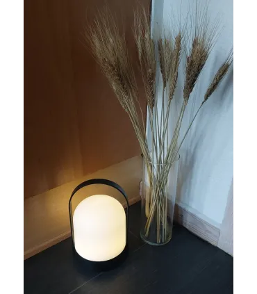 LED-bordlampe (batteridrevet), Sort/hvit
