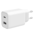 Chill Deltaco USBC-AC145 2-port USB-C PD + USB-A oplader