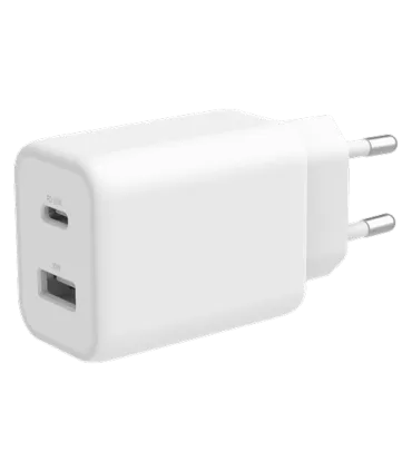 Chill Deltaco USBC-AC145 2-port USB-C PD + USB-A oplader