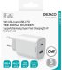 Deltaco 2-port 33W USB oplader med USB-C PD, PPS, SFC, CE/EU