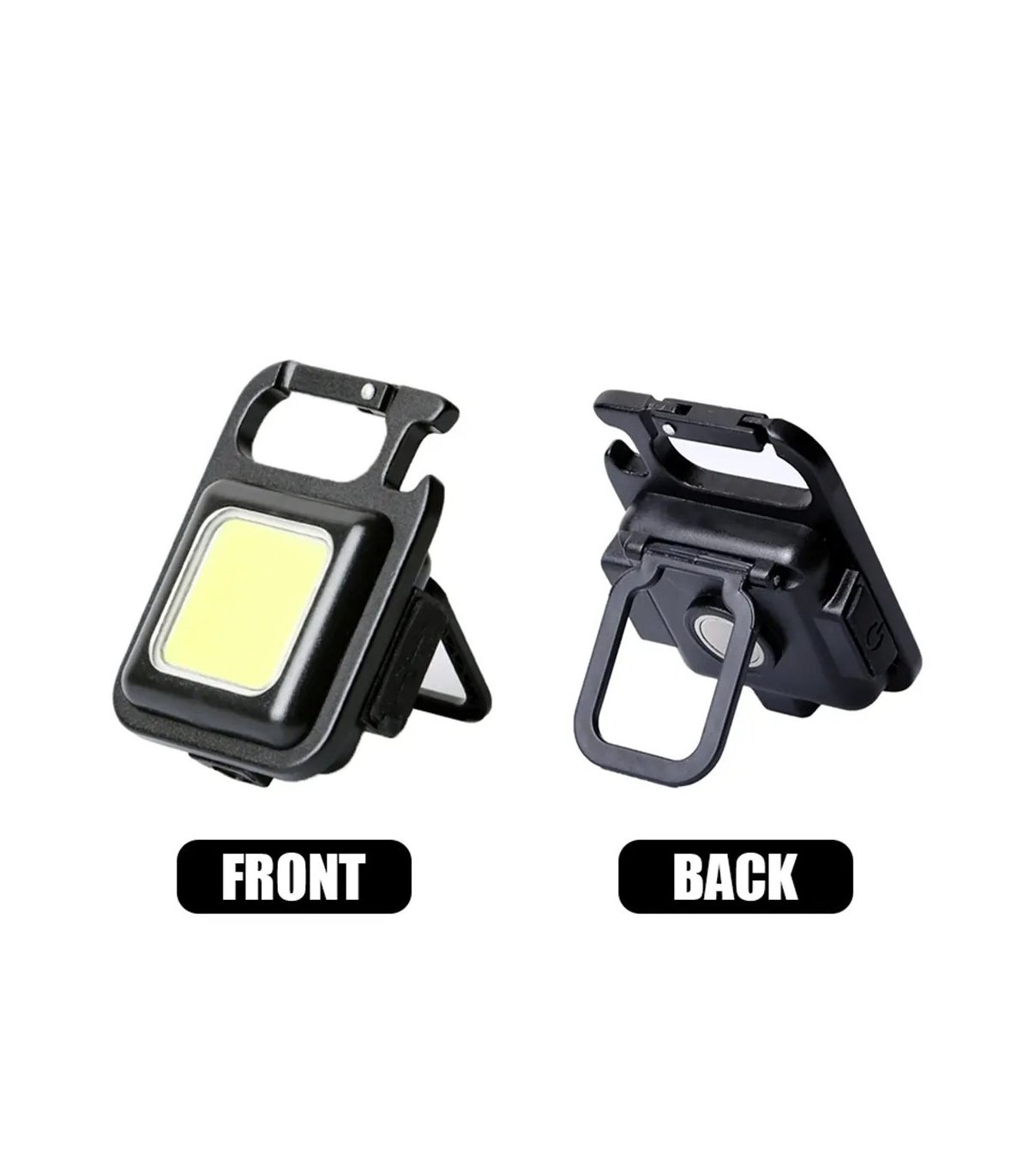 Powerful Mini COB LED flashlight, 500mAh rechargeable