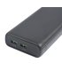 Deltaco 20000mAh USB-C PD 60W PowerBank, LED Display, Black