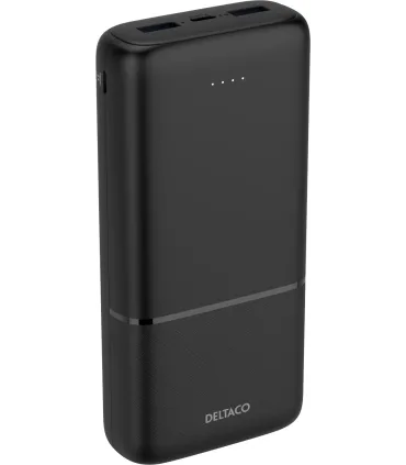 20000mAh USB-C PD 20W PowerBank, Sort, CE
