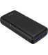 Deltaco 20000mAh USB-C PD Strømbank (20W), Svart