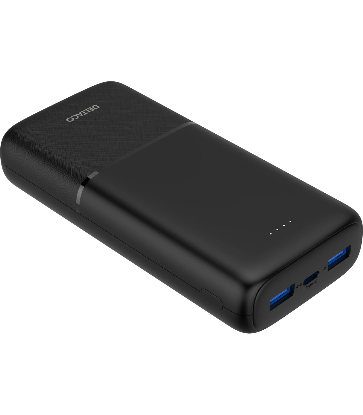 20000mAh USB-C PD 20W PowerBank, Sort, CE
