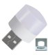 Mini USB LED-lampe/nattlys, hvit