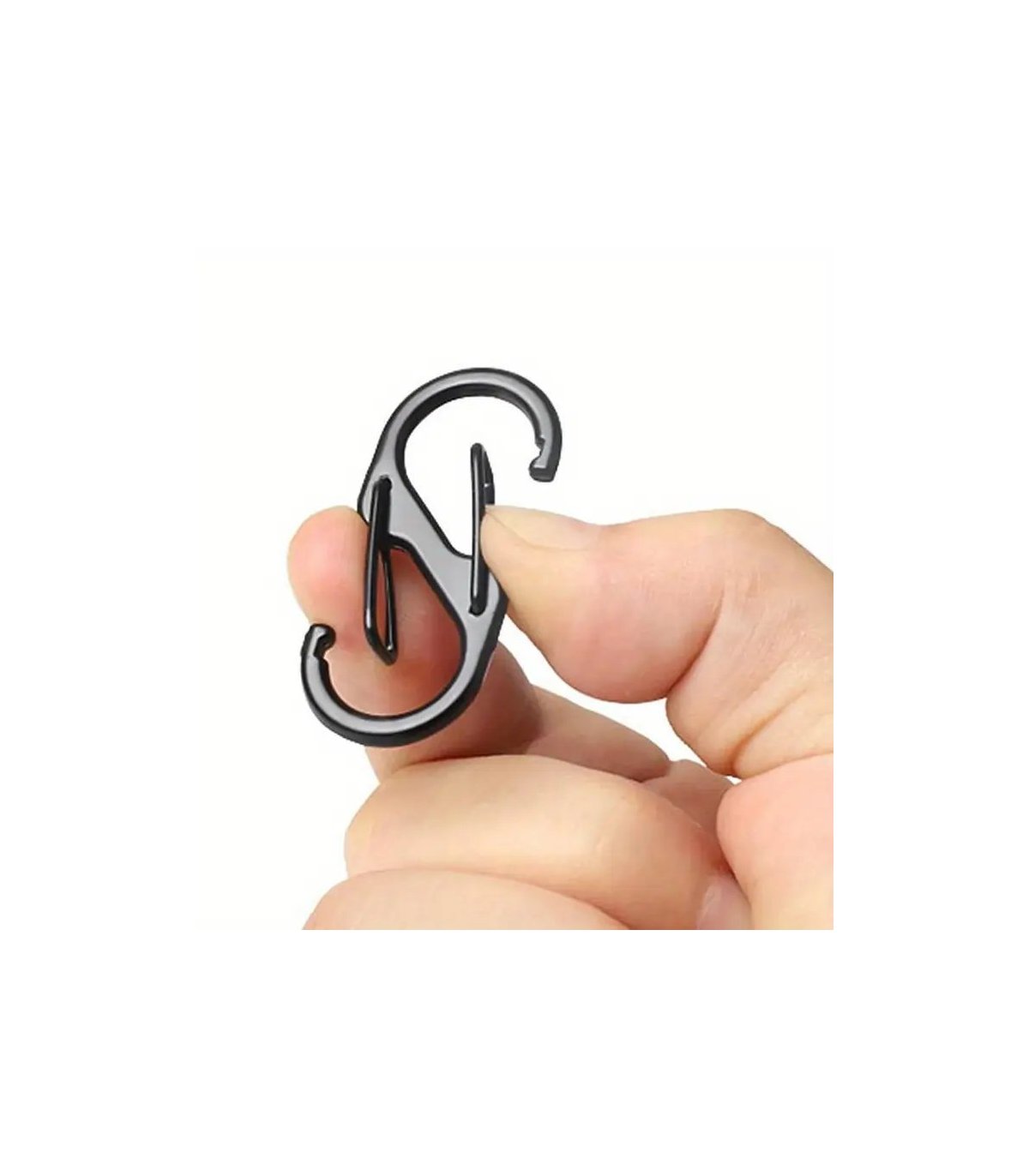 Mini Double Carabiner lock for e.g. bags/backpacks etc.