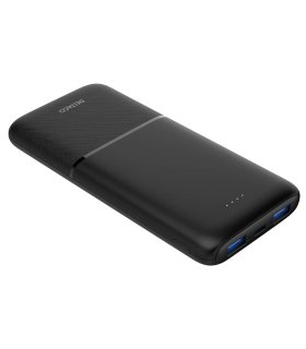 Deltaco 10000mAh USB-C PD Strømbank (20W), Svart
