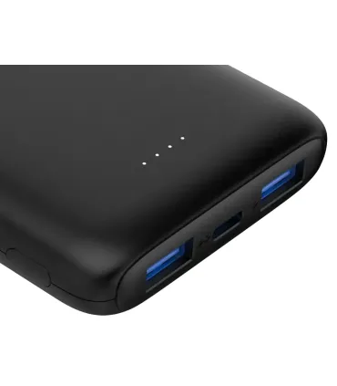 Deltaco 10000mAh USB-C PD PowerBank (20W), Sort, CE | Nordisk Design