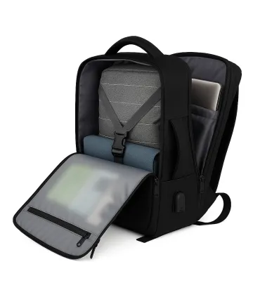 Chill Voyage ryggsekk (svart) | Regntett | USB-port | Tyverisikring | Nordisk design