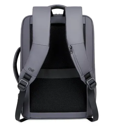 Chill Voyage vandafvisende Rygsæk / Backpack, USB-port, Grå | Dansk Design