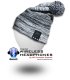 Chill Wireless Bluetooth Headphone Beanie, Black/White