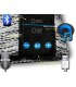 Chill trådlös Bluetooth hörlurar mössa, svart / vit