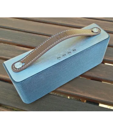 Mørk brunt skinn håndtak for Chill SP-1 Bluetooth Høyttaler