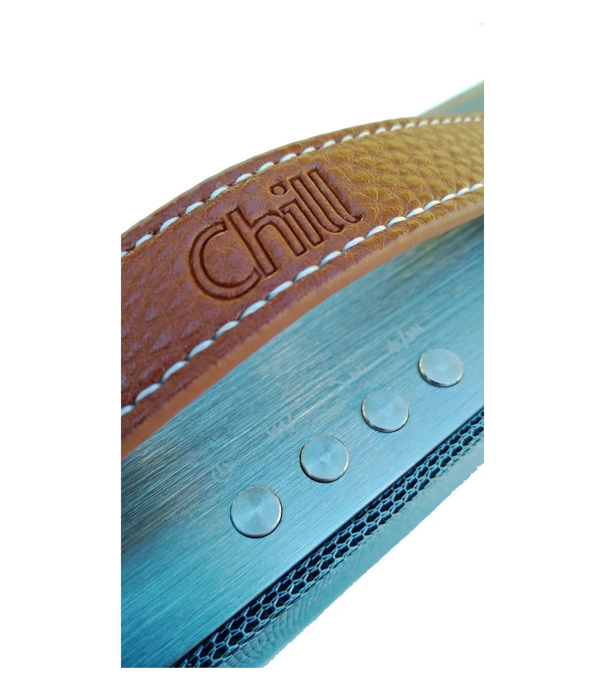 Light Brown leather handle for Chill SP-1 Bluetooth Speaker