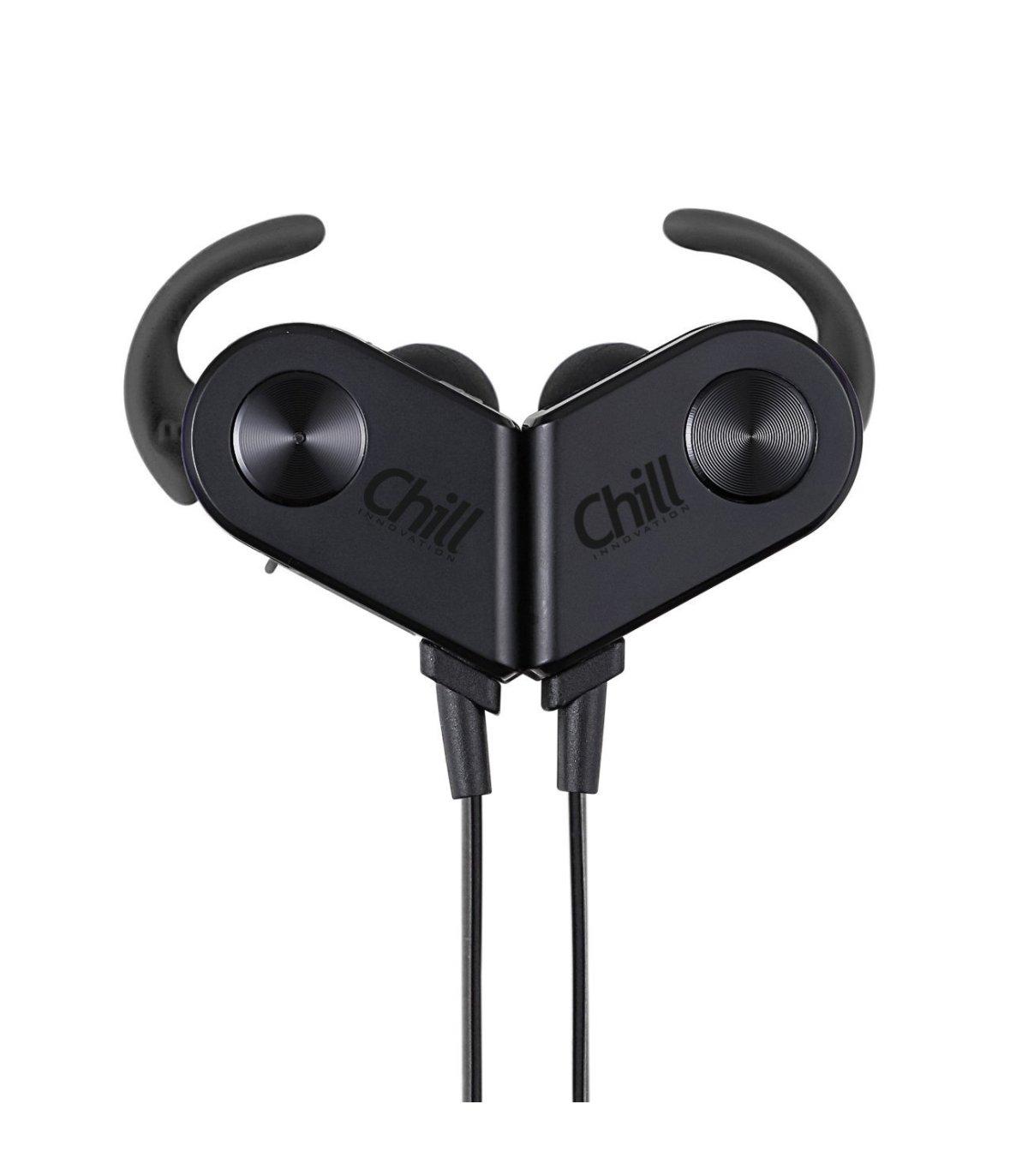 Chill V8 trådlösa Bluetooth 4.1 Sport In-Ear Hörlurar, Svart