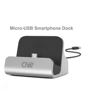 Chill Smartphone Charge+Sync Dock (iPhone / Micro-USB / Type-C)