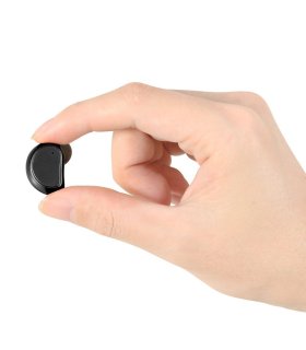 Chill trådløse TWS Bluetooth øretelefoner med ladeboks, svart