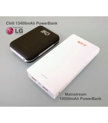 Chill 13400mAh Dual USB Strömbank, LG Li-ion, PB-13400