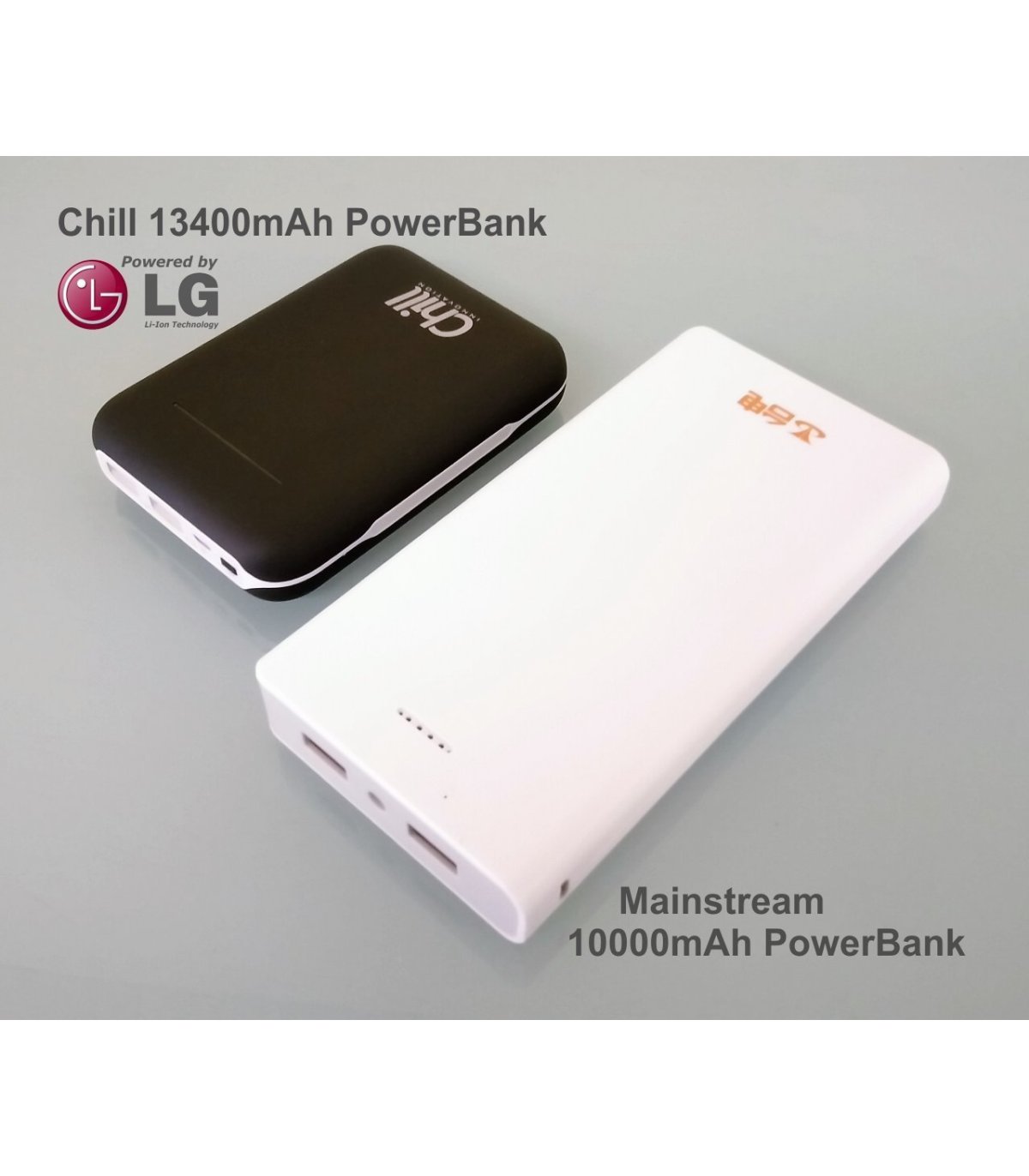 Chill 13400mAh Dual USB Strömbank, LG Li-ion, PB-13400