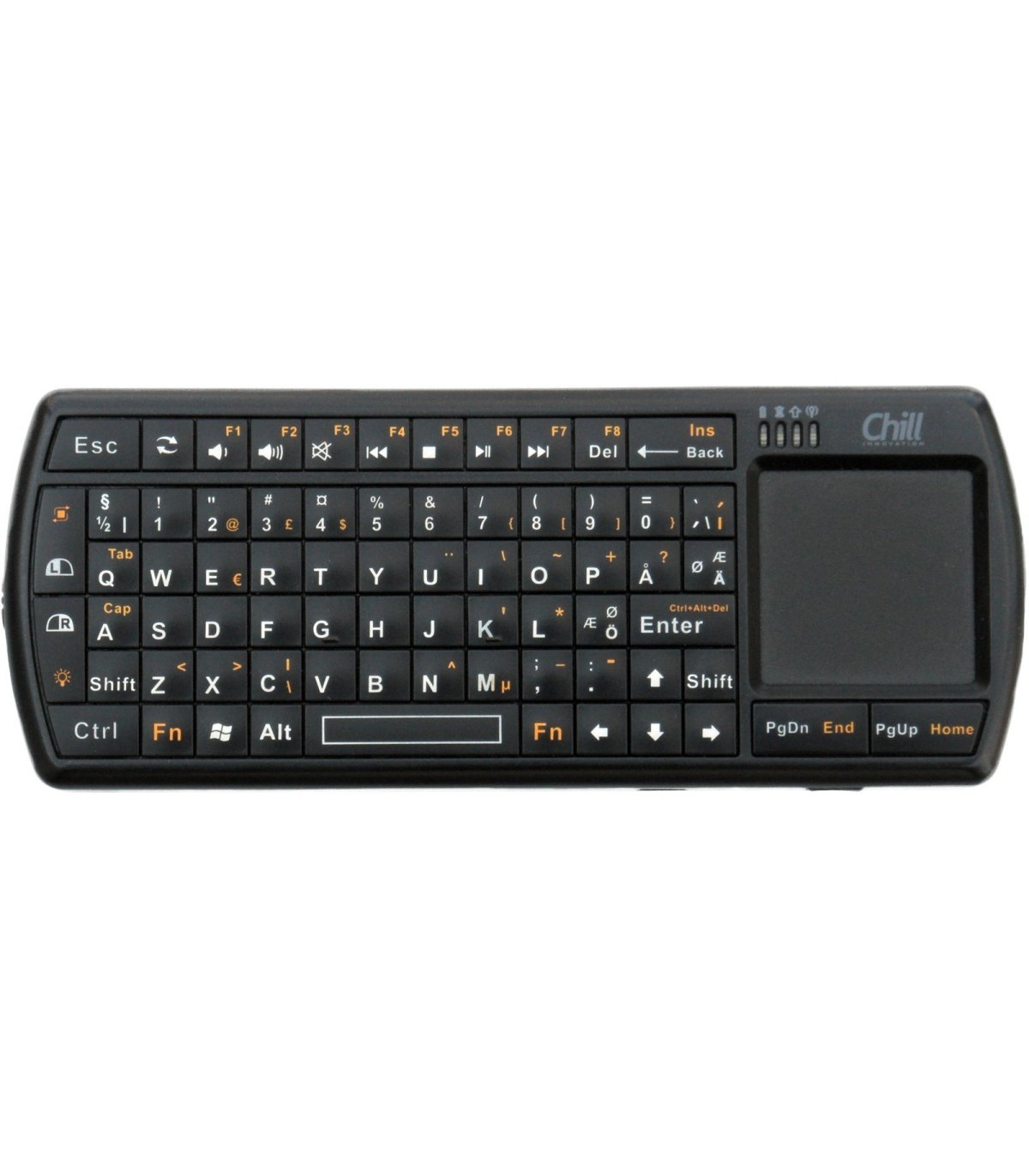 Chill KB1BT Trådløst Bluetooth Mini Keyboard med Touchpad (Dansk)