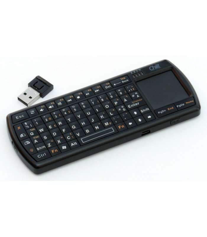 Chill KB-1RF Trådløst 2.4G RF Micro Keyboard (Dansk) - Chill Innovation A/S