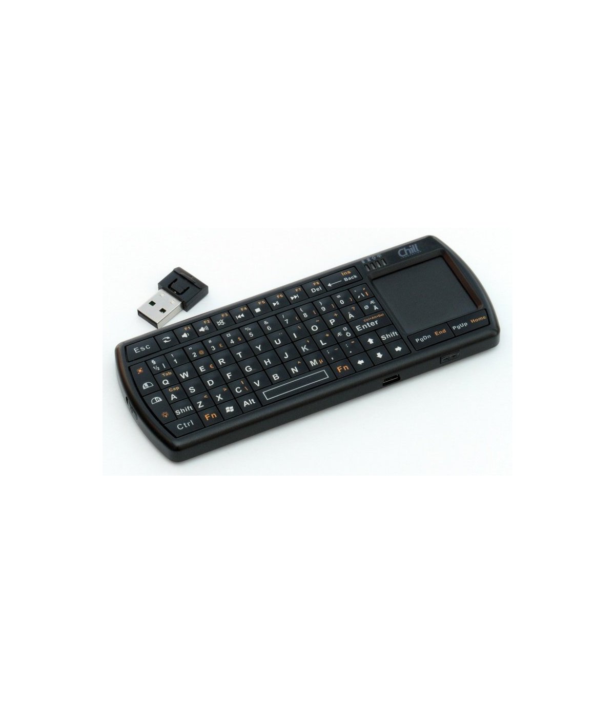 Chill KB-1RF Trådløst 2.4G RF Micro Keyboard (Dansk)