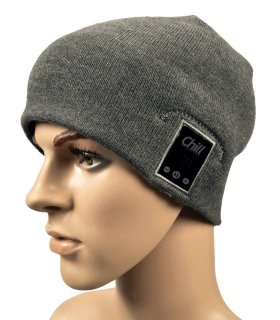 Chill trådløs Bluetooth høretelefon musik hue, Grå bomuld