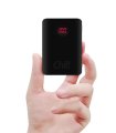 Chill 10000mAh Mini USB PowerBank med Display, USB-C, Lightning & Micro-USB port