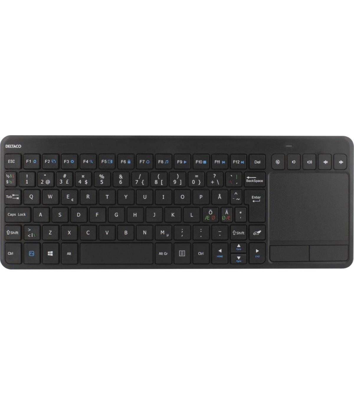 Chill Deltaco Trådlöst 2.4G RF Mini Tangentbord (Svenska)