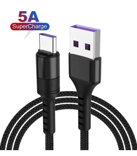 USB Type-C / USB-C cable, braided textile