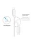 USB Type-C / USB-C kabel, Hvit 30cm