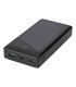 Deltaco 20000mAh USB-C PD PowerBank, LED Display, Black