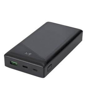 20000mAh USB-C PD Powerbank med Display (Procent)