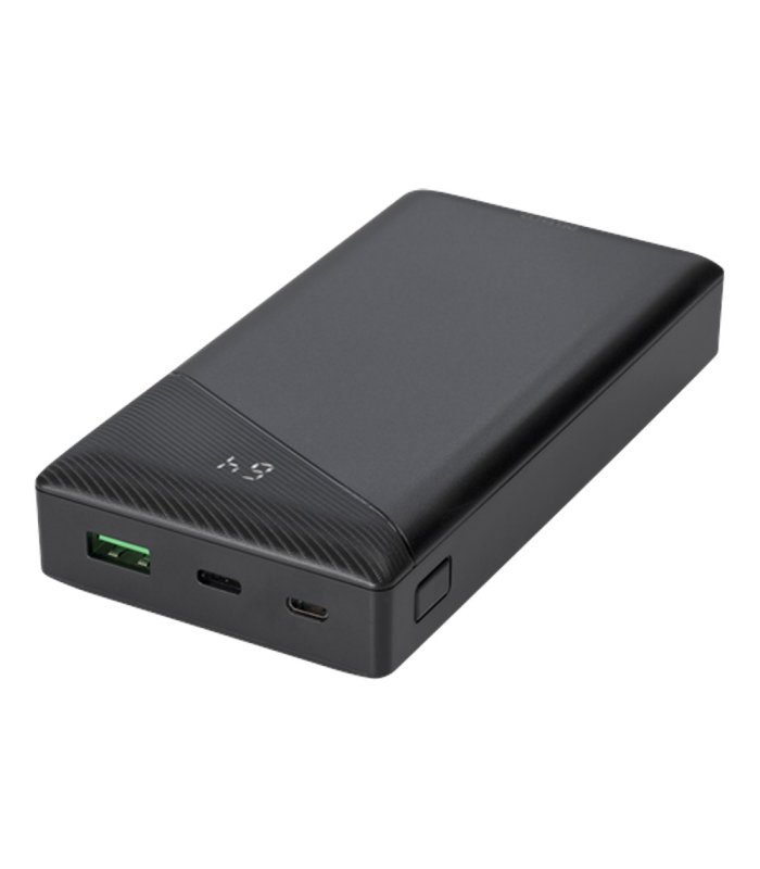 20000mAh USB-C PD PowerBank med Procentvisning (74Wh)