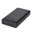 Deltaco 20000mAh USB-C PD PowerBank, LED-display, Svart