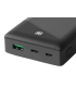 Deltaco 20000mAh USB-C PD PowerBank, LED Display, Black