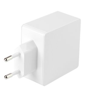4-port USB lader / strømforsyning, 5V/4.8A (24W), Smart-IQ, Norsk plugg