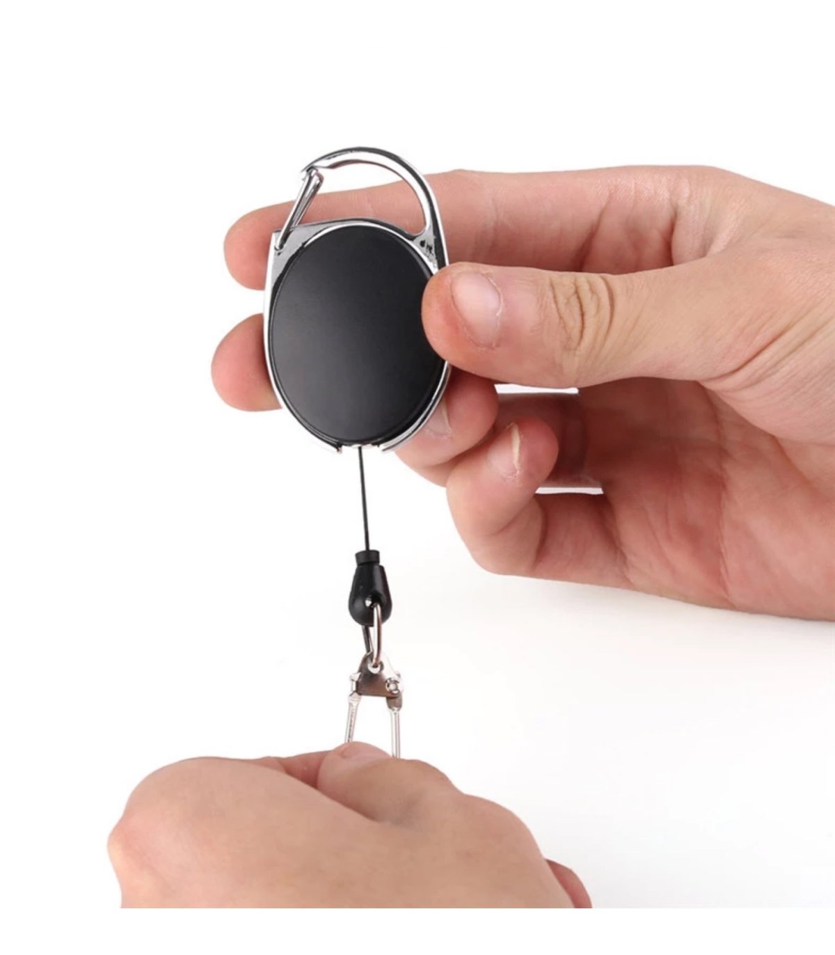 Uttrekkbar Yo-Yo nøkkelholder