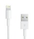 Lightning USB kabel til Apple iPhone / iPad / iPod, hvid gummi (TPE)