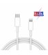 USB-C to Lightning cable with USB Power Delivery (USB-PD)