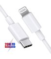 USB-C to Lightning cable with USB Power Delivery (USB-PD)