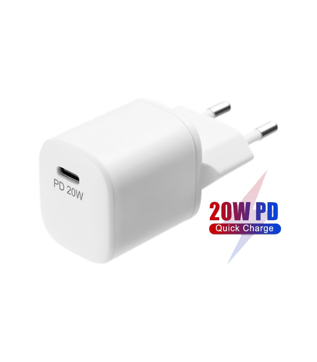 20W USB-C PD (USB Power Delivery) Fast Charger, EU/CE