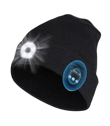 Chill Bluetooth Mössa med LED ficklampa