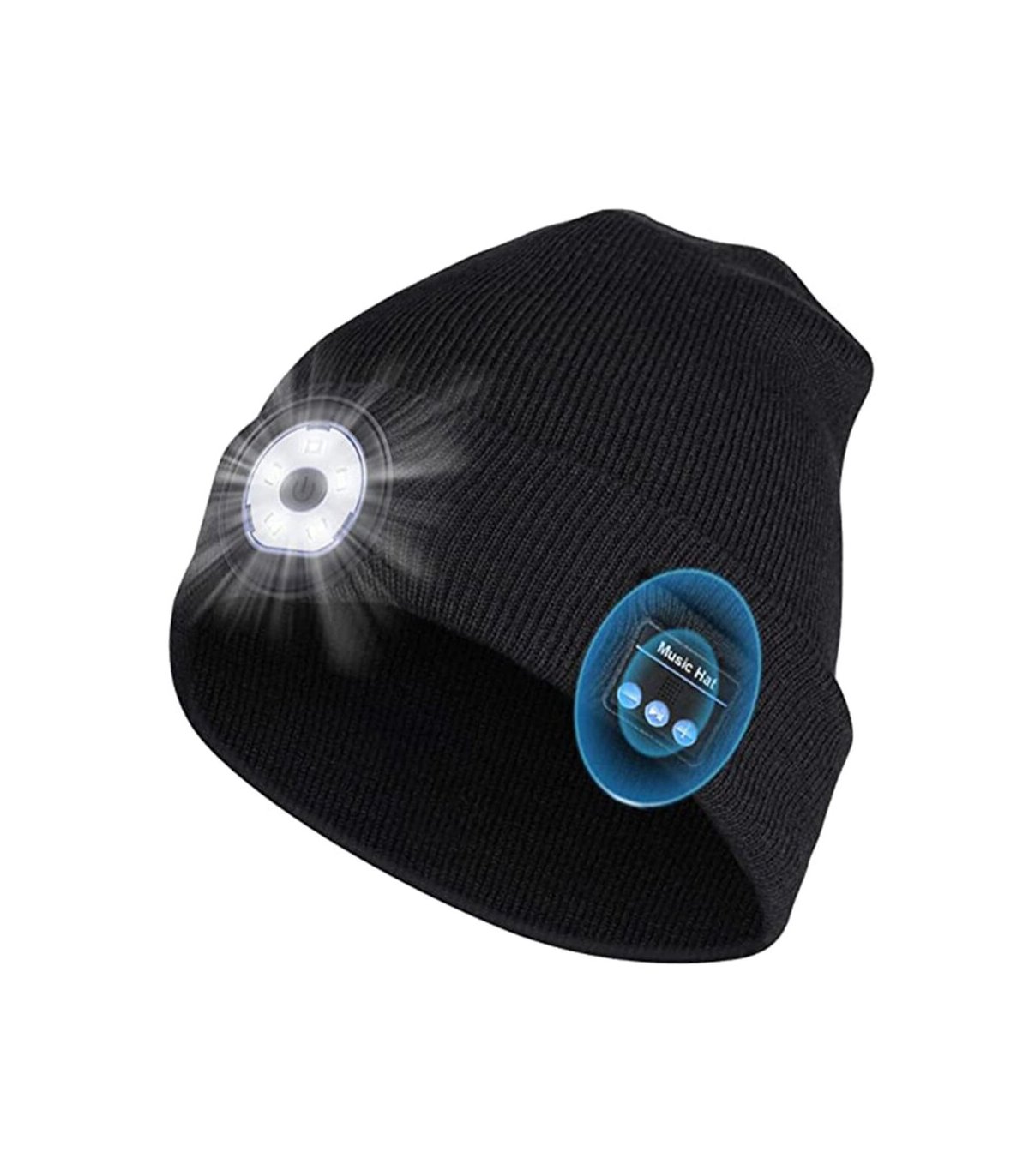 Chill Bluetooth Beanie with LED flashlight