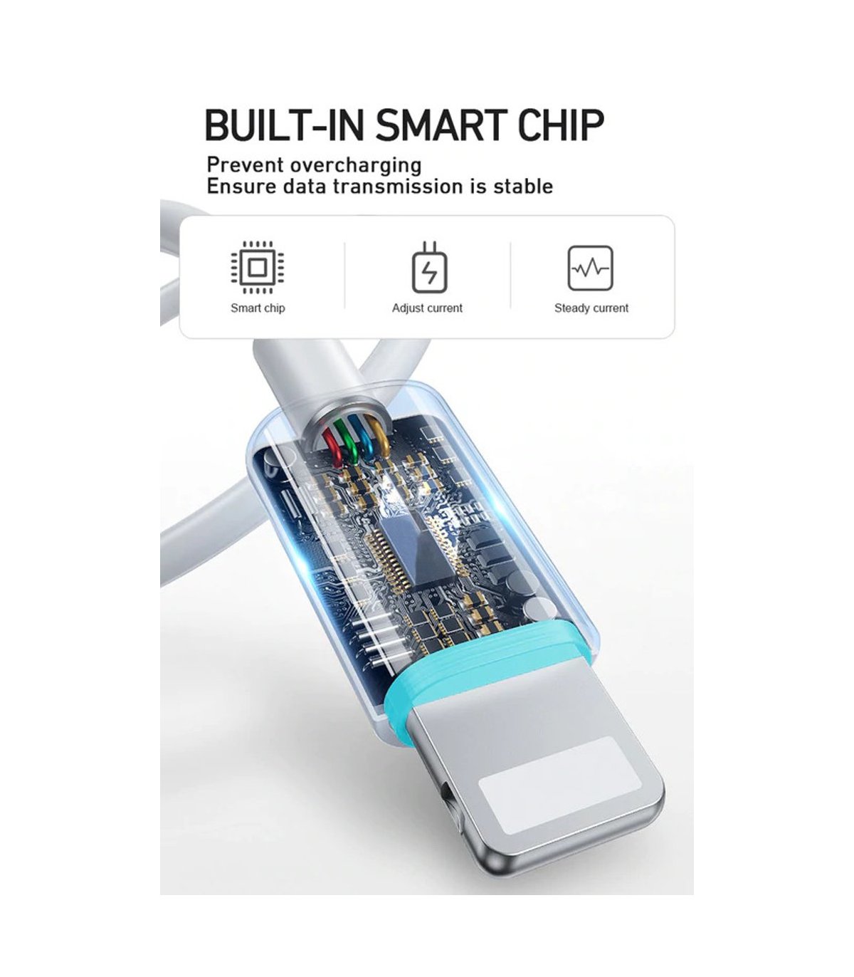 USB-C til Lightning cable - Power Delivery (USB-PD) - Smart Chip