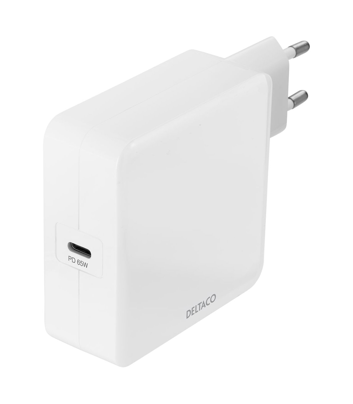 Trække på Ikke nok Sinewi Deltaco 65W USB-C PD (USB Power Delivery) Fast Charger, EU/CE